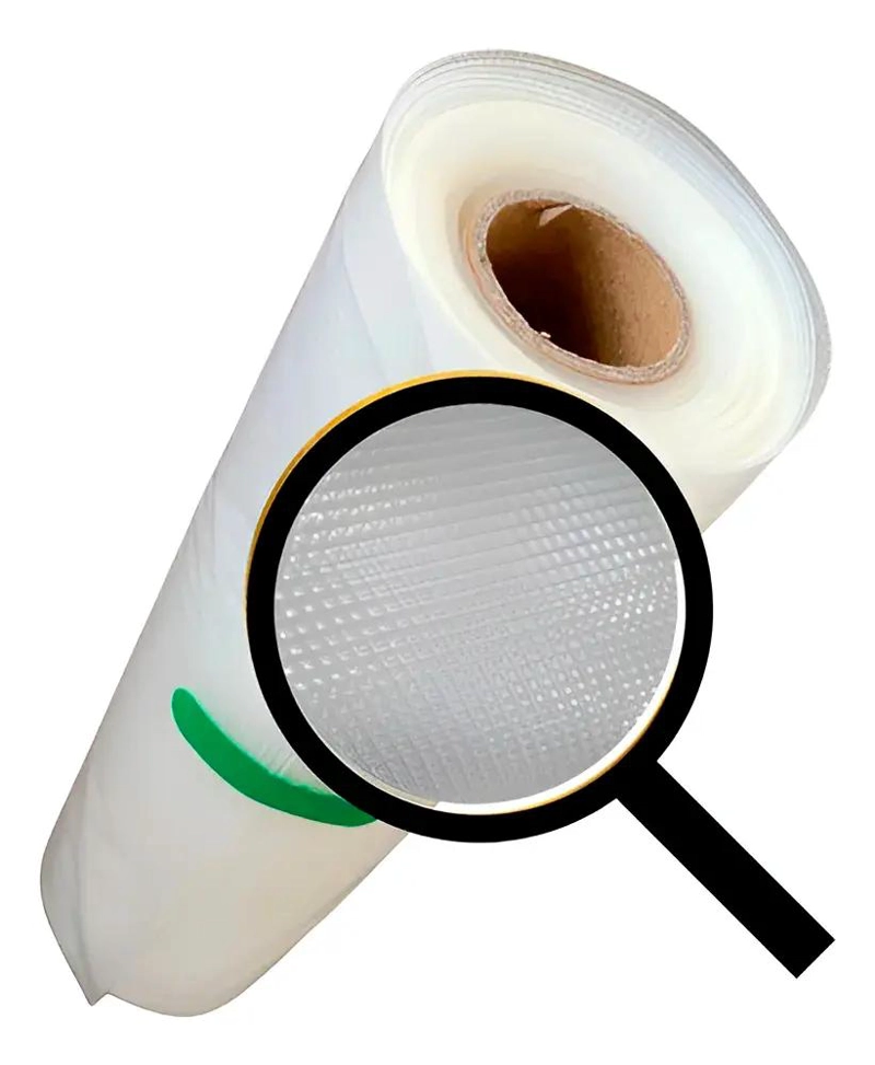 ROLLO DE BOLSAS SELLADORAS AL VACIO 28 CM X 5 M TRANSPARENTE - 2