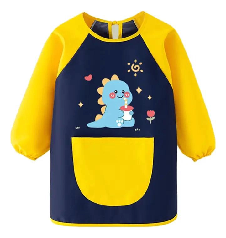DELANTAL IMPERMEABLE AJUSTABLE PARA NIÑOS CON DISEÑO DIVERTIDO - 1