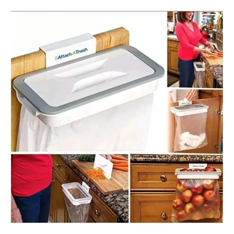 BASURERO DE PUERTA PARA COCINA CON SISTEMA DE PEDAL - 4
