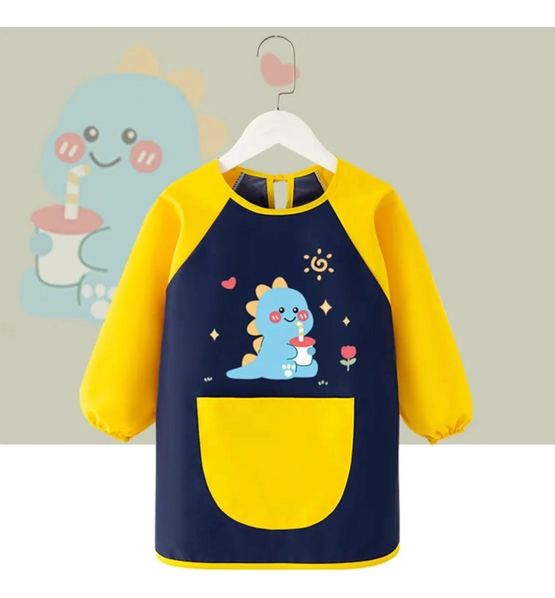 DELANTAL IMPERMEABLE PARA NIÑOS CON DISEÑO DIVERTIDO - 4
