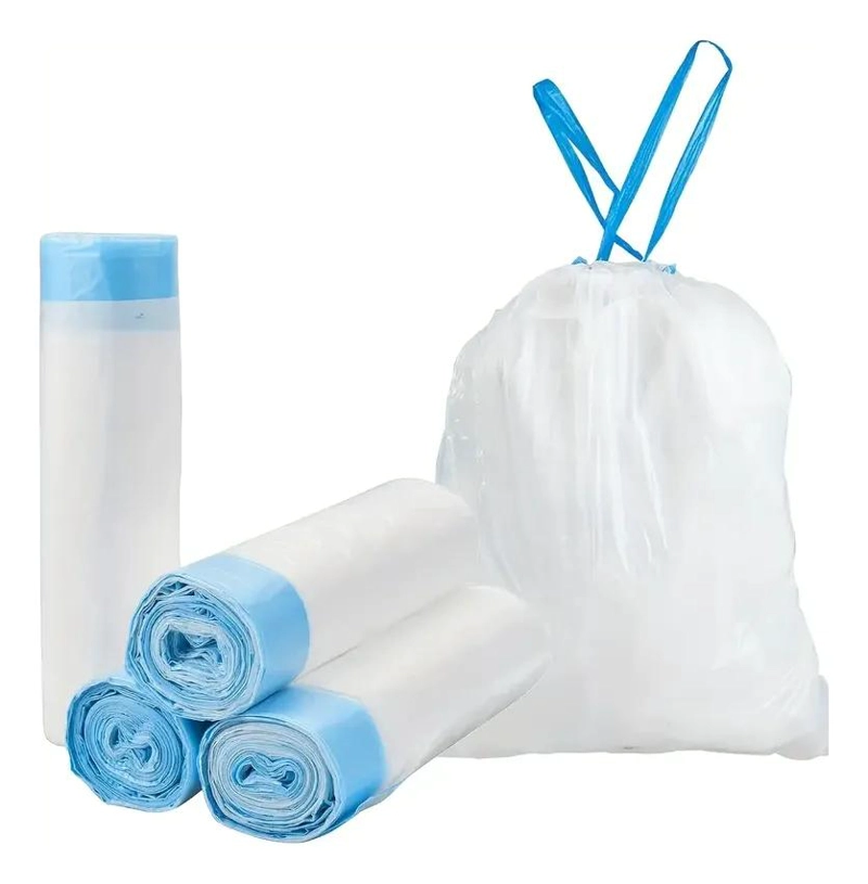 BOLSAS BIODEGRADABLES DE BASURA CON CORDON 50X55 CM 20 UNIDADES - 1