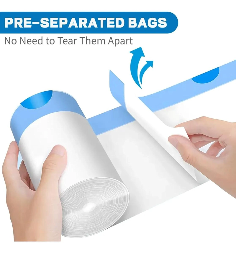 BOLSA DE BASURA BIODEGRADABLE CON CIERRE DE CORDON 50X55CM - 3