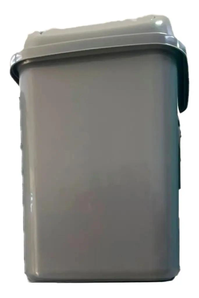 BASURERO DE PLASTICO PARA OFICINA Y HOGAR EN COLOR GRIS - 2
