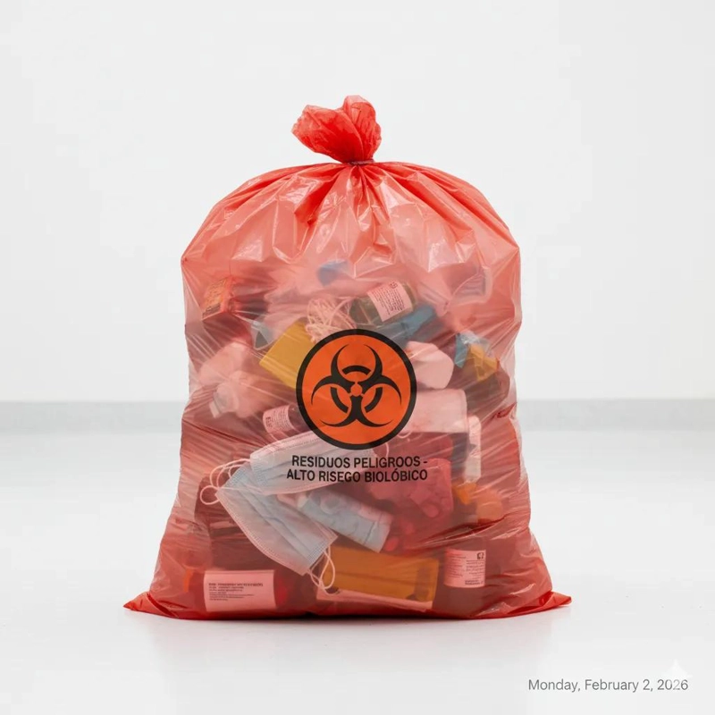 BOLSA DE BASURA ECOLOGICA 140X160 CM CARGA PESADA PACK DE 10 - 5