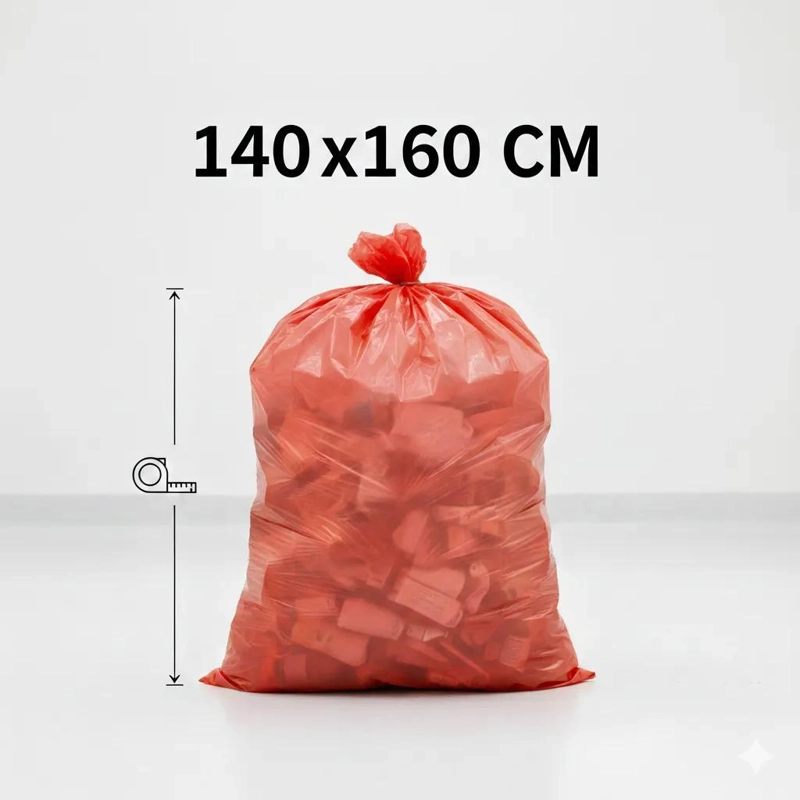 BOLSA DE BASURA ECOLOGICA 140X160 CM CARGA PESADA PACK DE 10 - 6
