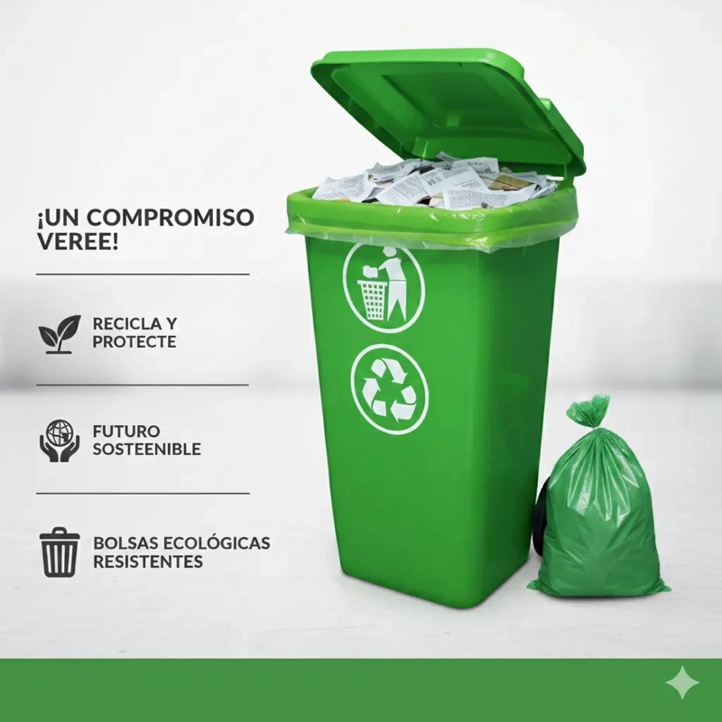 BOLSAS DE BASURA ECOLOGICAS 110X120 CM PACK DE 10 UNIDADES - 3