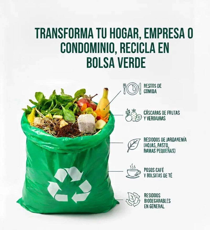 BOLSAS DE BASURA ECOLOGICAS 110X120 CM PACK DE 10 UNIDADES - 6