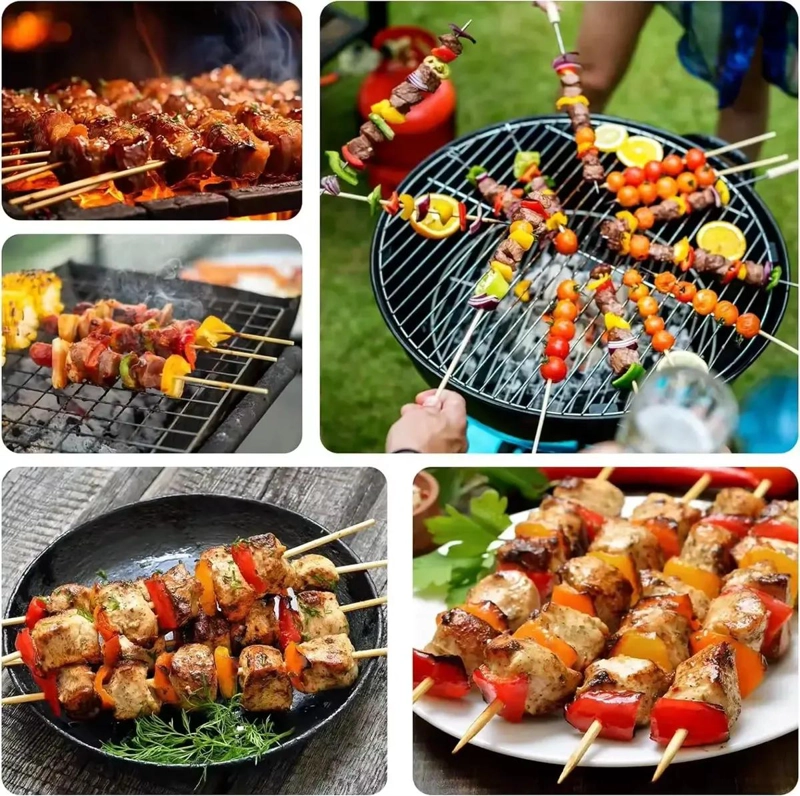 PALOS GRUESOS PARA ANTICUCHOS Y BROCHETAS DE 45 CM - 9