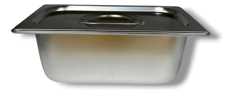 BANDEJA ASADERA CON TAPA DE ACERO INOXIDABLE 27X16,5 CM - 2