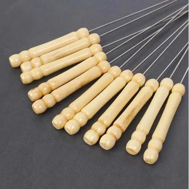 PINCHOS DE MADERA Y HIERRO PARA ASADOS PACK DE 24 UNIDADES - 8