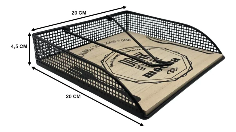 PORTA SERVILLETAS MINIMALISTA PARA MESA EN METAL O ACRILICO - 3