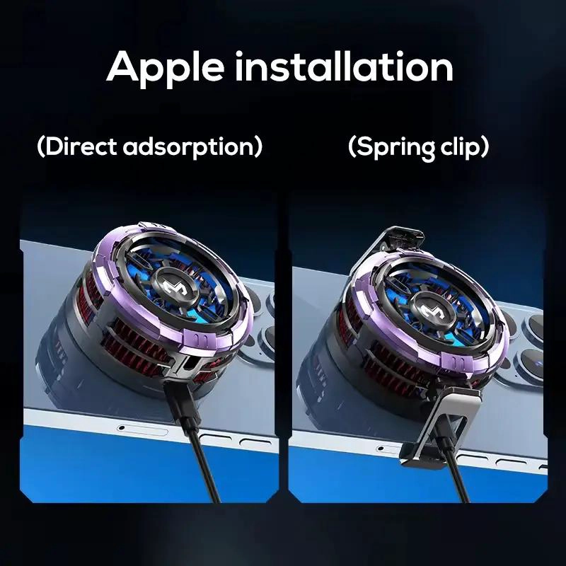 VENTILADOR ENFRIADOR MOVIL PARA JUEGOS Y STREAMING - 2