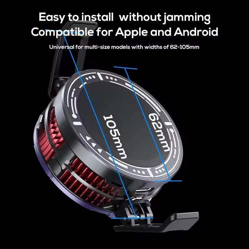 VENTILADOR ENFRIADOR MOVIL PARA JUEGOS Y STREAMING - 5