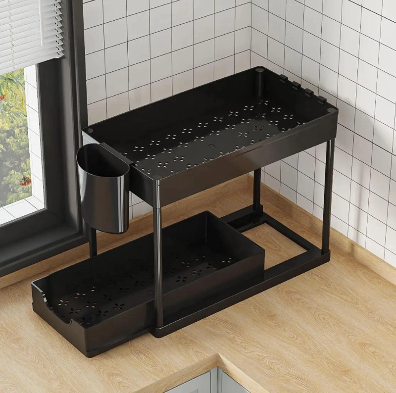 ESTANTE ORGANIZADOR MULTIFUNCIONAL PARA COCINA Y BAÑO - 8