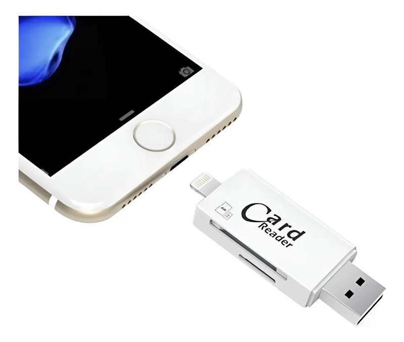 LECTOR DE TARJETAS SD Y MICRO USB 3 EN 1 PARA DISPOSITIVOS - 1