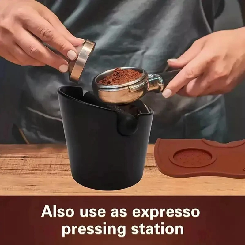 CONTENEDOR DE BASURA DE SILICONA PARA CAFE  CON DISEÑO ANTIDESLIZANTE - 3