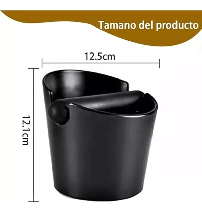 CONTENEDOR DE BASURA DE SILICONA PARA CAFE  CON DISEÑO ANTIDESLIZANTE - 7