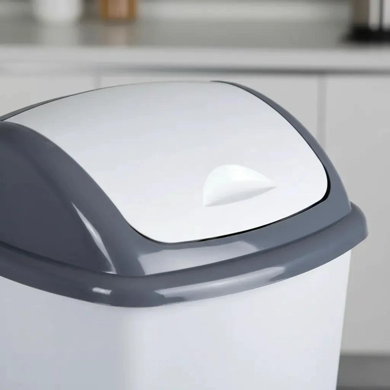BASURERO DE 30 LITROS CON TAPA VAIVE N PARA HOGAR Y OFICINA - 2