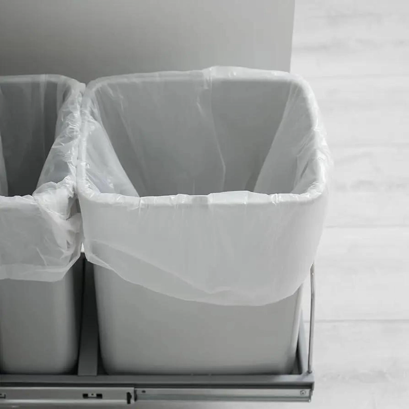 BOLSAS DE BASURA TRASLUCIDAS DE CARGA PESADA 50X70 - 2