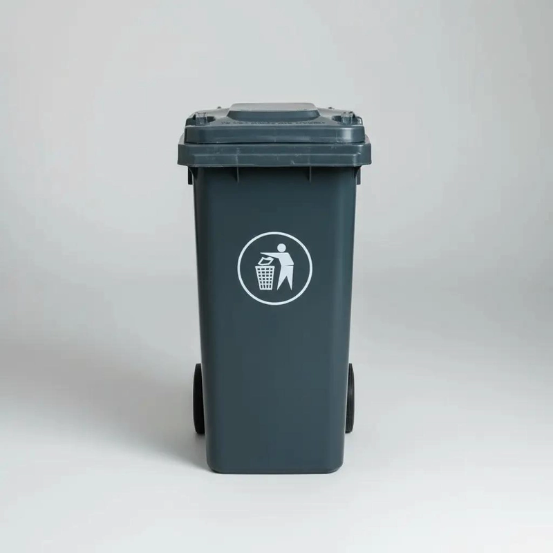 CONTENEDOR DE BASURA DE 120 LITROS EN 5 COLORES VARIADOS - 1