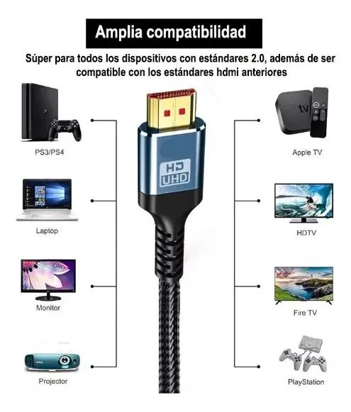 CABLE HDMI 5 METROS PARA RESOLUCION 4K Y AUDIO AVANZADO - 9
