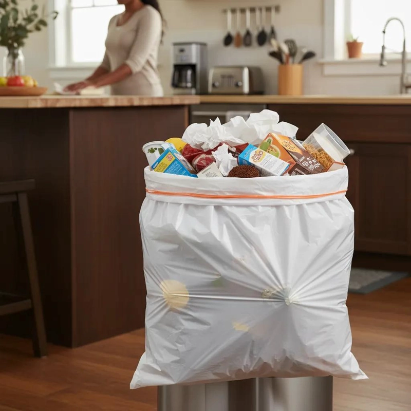 BOLSAS DE BASURA AROMATIZADAS PARA COCINA 61 X 69 CM 200 UNIDADES - 1