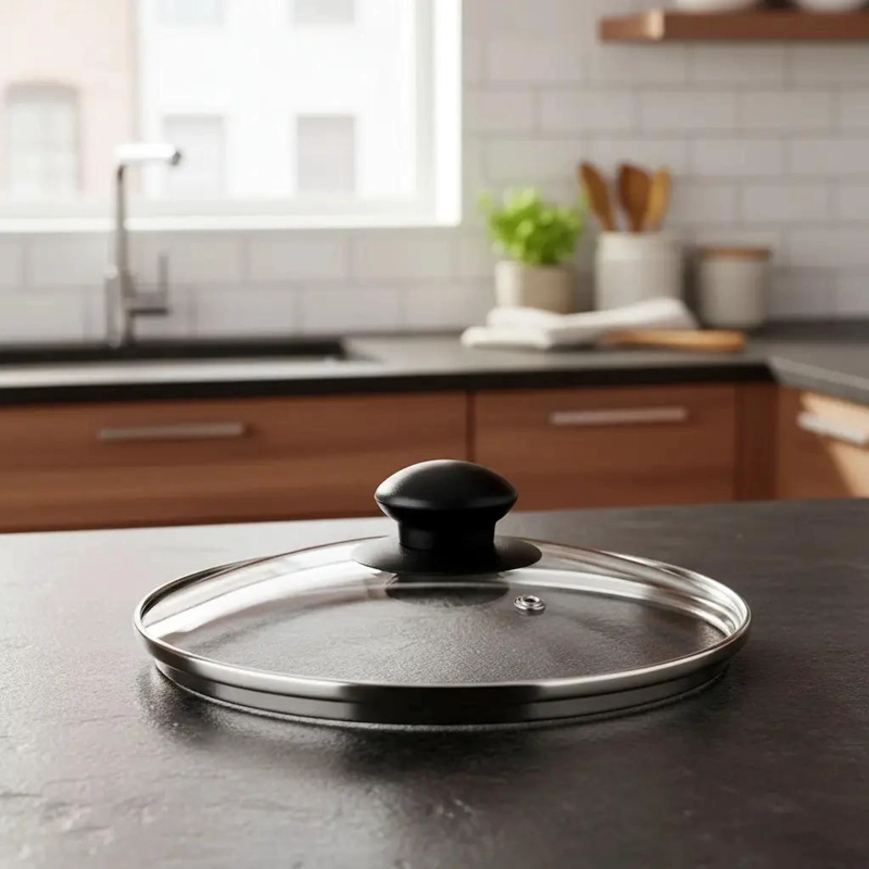 TAPA DE VIDRIO 18 CM PARA OLLA VAPORERA DE 3 LITROS - 1