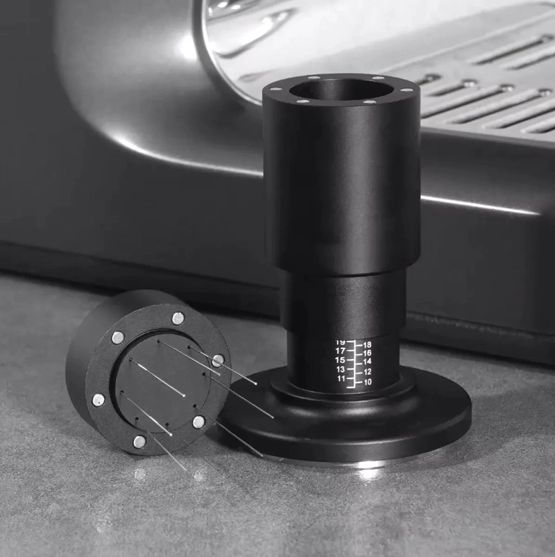 TAMPER Y WDT 2 EN 1 PARA CAFE  CON BASE ONDULADA - 3