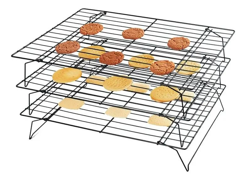 REJILLA DE ACERO INOXIDABLE PARA ENFRIAR GALLETAS Y REPOSTERIA - 2