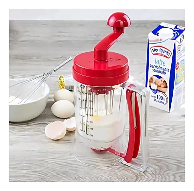 DISPENSADOR CON BATIDOR Y MEDIDOR PARA MEZCLA DE MASA HASTA 900 ML - 2