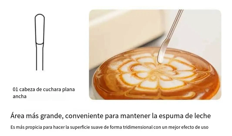 JARRA DE ACERO INOXIDABLE PARA ESPUMA DE LECHE 350ML - 8