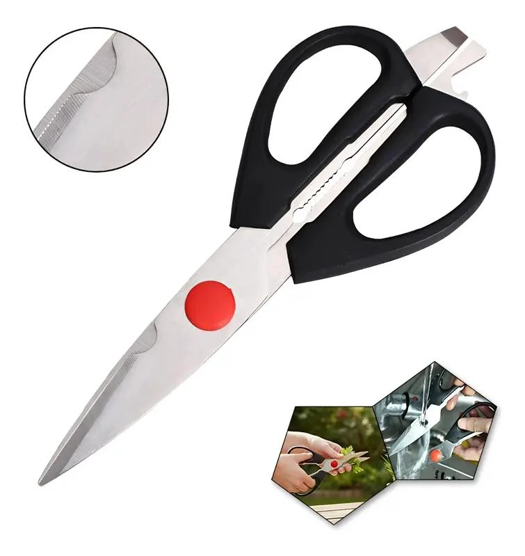 TIJERAS DE COCINA MULTIUSO DE ACERO INOXIDABLE PARA CORTAR - 1