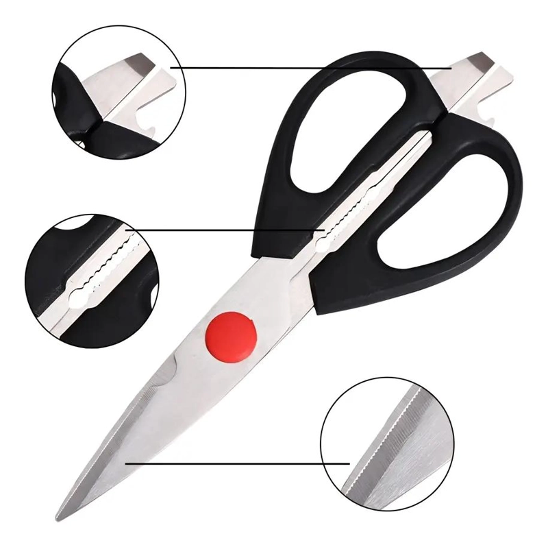 TIJERAS DE COCINA MULTIUSO DE ACERO INOXIDABLE PARA CORTAR - 2