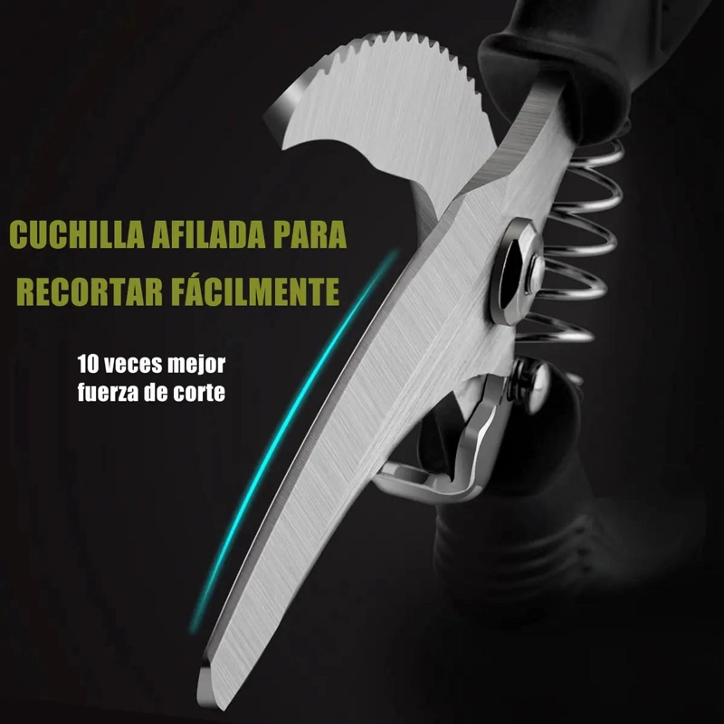 TIJERAS DE COCINA MULTIUSOS DE ACERO INOXIDABLE AFILADAS PARA CORTAR CARNES Y HH - 5