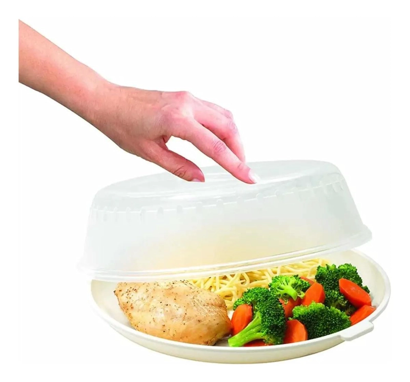 TAPA DE PLASTICO PARA MICROONDAS 26 CM LIBRE DE BPA - 4