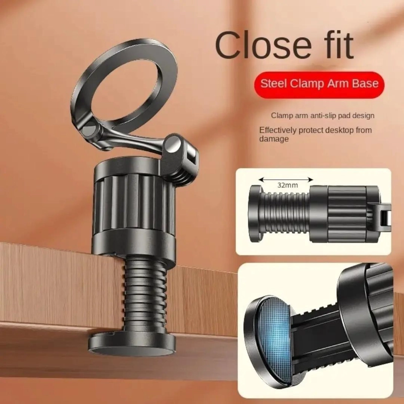 SOPORTE MAGNE TICO AJUSTABLE 360° PARA CELULARES COMPACTO - 7