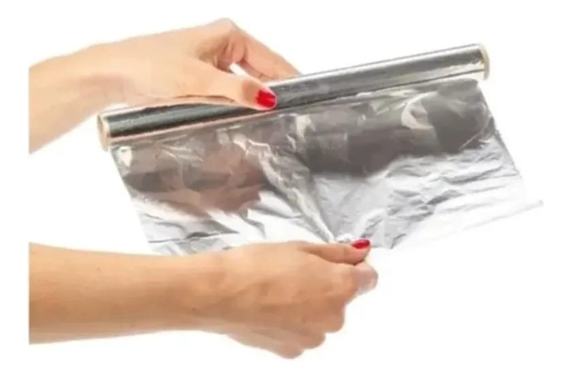 PAPEL ALUMINIO MULTIUSO 40X30 CM PARA COCINA Y HOGAR - 1