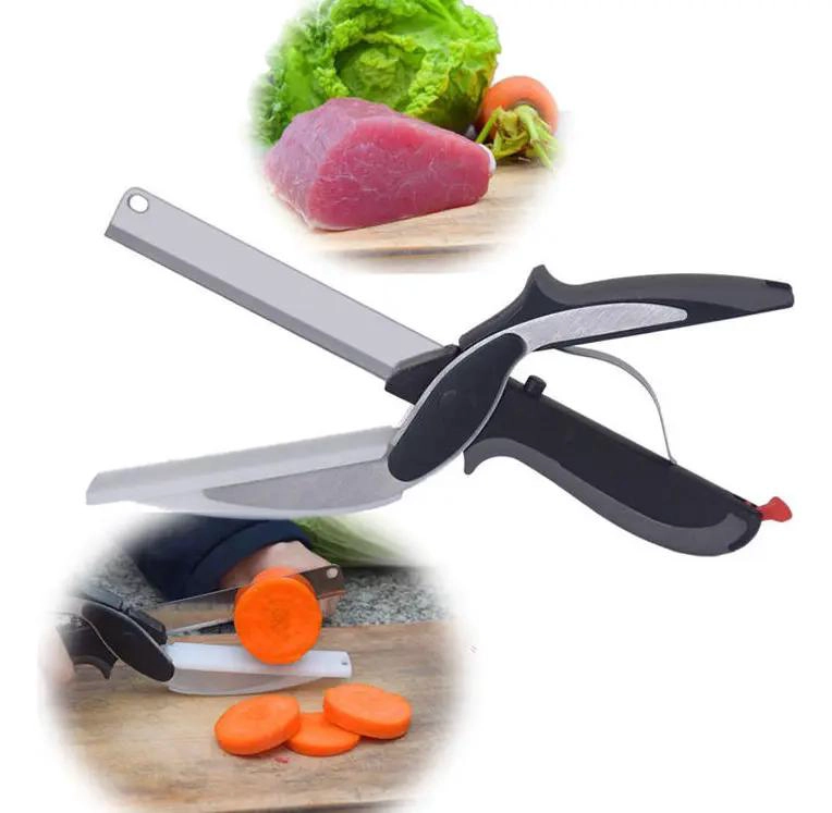 TIJERAS MULTIFUNCIONALES PARA CORTAR ALIMENTOS Y ENSALADAS - 1