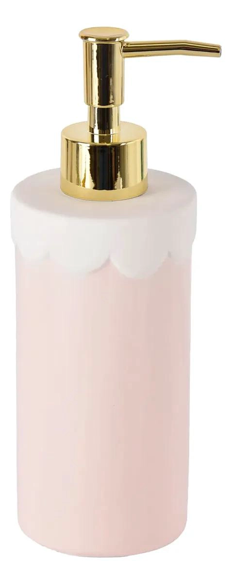 DISPENSADOR DE POSTRES EN CERAMICA ROSADA PARA NIÑOS - 2