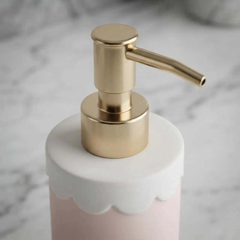 DISPENSADOR DE POSTRES EN CERAMICA ROSADA PARA NIÑOS - 4