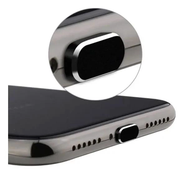 TAPONES ANTIPOLVO USB C Y CEPILLO LIMPIADOR PARA IPHONE - 2