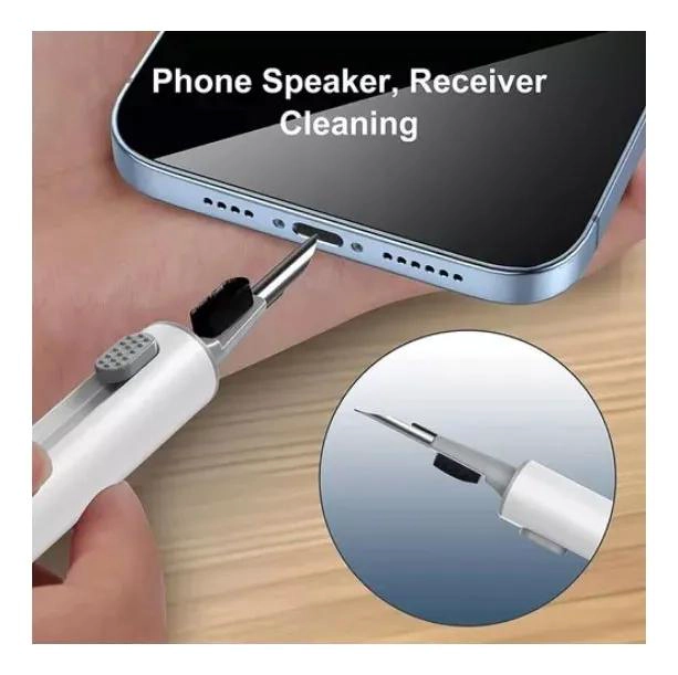 TAPONES ANTIPOLVO USB C Y CEPILLO LIMPIADOR PARA IPHONE - 7