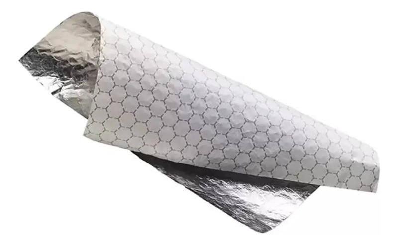 PAPEL ALUMINIO ANTIGRASA 39 X 30,5 CM 500 UNIDADES PARA ALIMENTOS - 2
