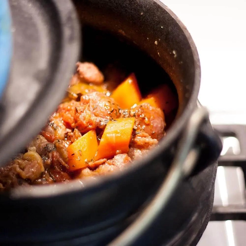 OLLETA DE HIERRO FUNDIDO 15 LITROS PARA COCINAR - 10