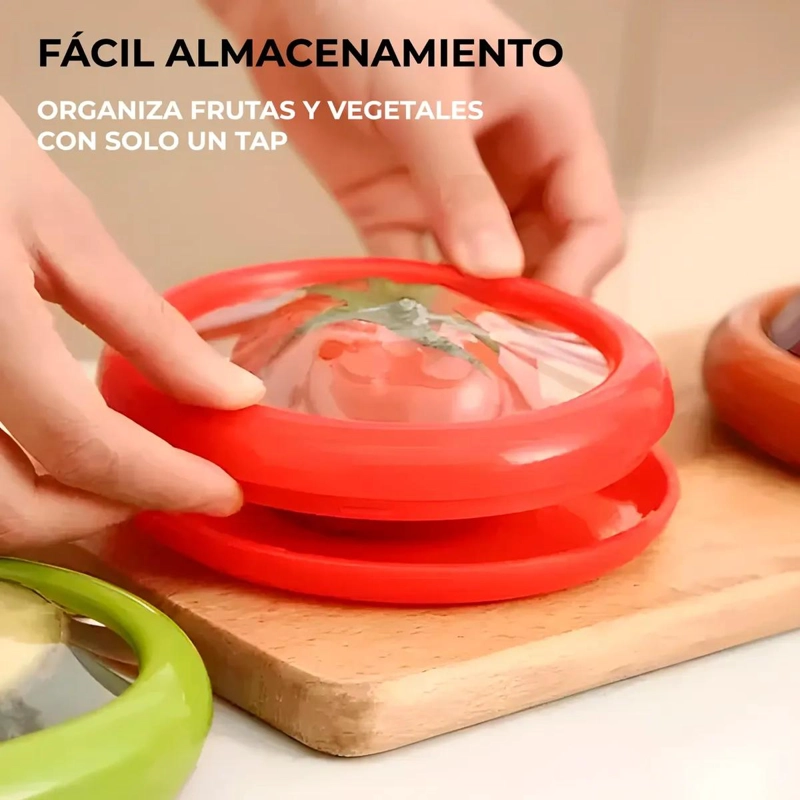 CONTENEDOR HERME TICO PARA FRUTAS Y VERDURAS AMARILLO - 10