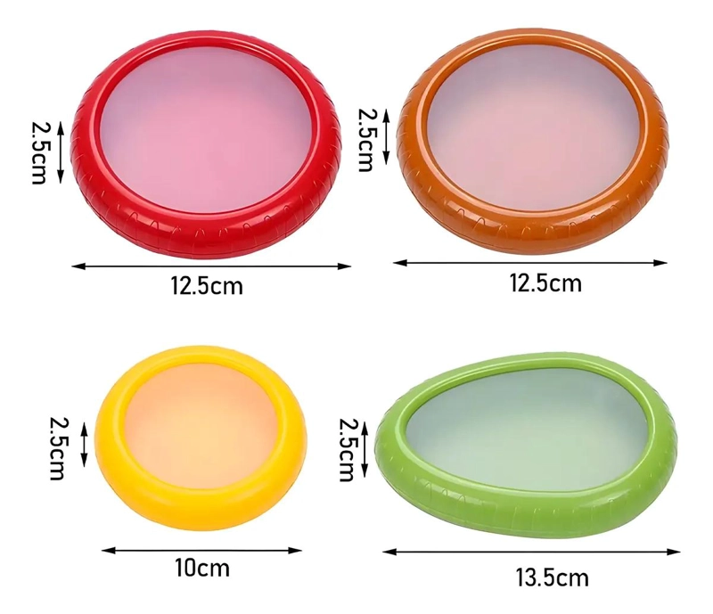 CONTENEDOR HERME TICO PARA FRUTAS Y VERDURAS AMARILLO - 3