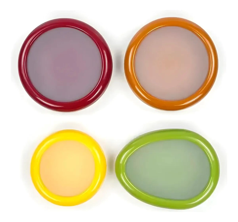 CONTENEDOR HERME TICO PARA FRUTAS Y VERDURAS AMARILLO - 4