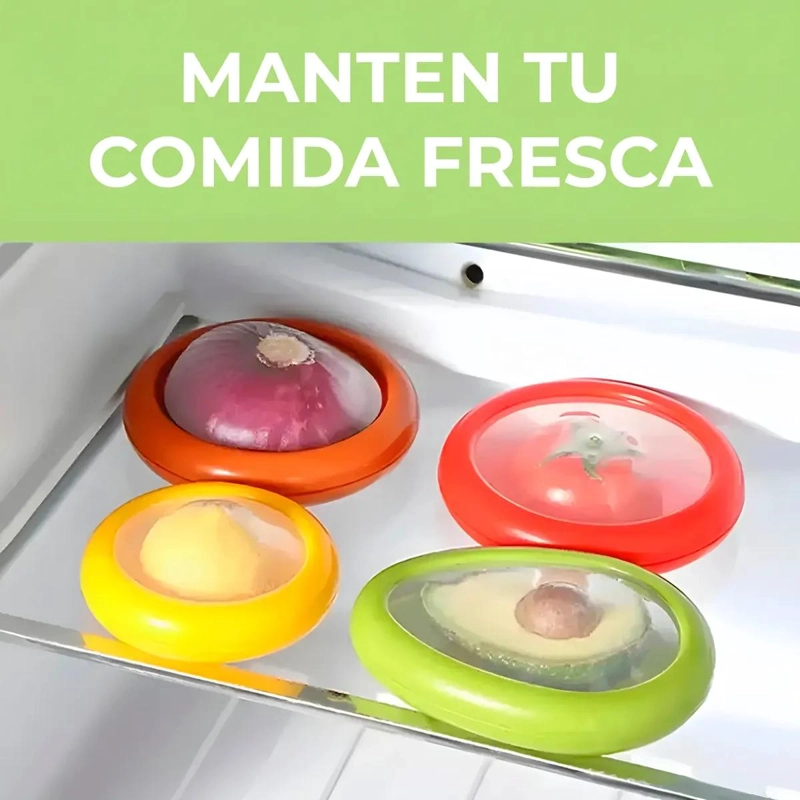 CONTENEDOR HERME TICO PARA FRUTAS Y VERDURAS AMARILLO - 5