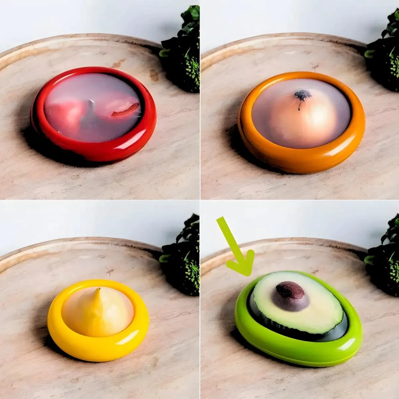 CONTENEDOR HERME TICO PARA FRUTAS Y VERDURAS AMARILLO - 6