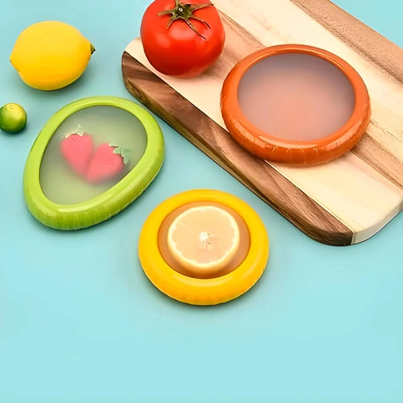 CONTENEDOR HERME TICO PARA FRUTAS Y VERDURAS AMARILLO - 8